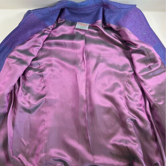 TRIONA DESIGN DONEGAL HANDWOVEN IRELAND WOOL ZIPPERED JACKET - Picture 4 of 12